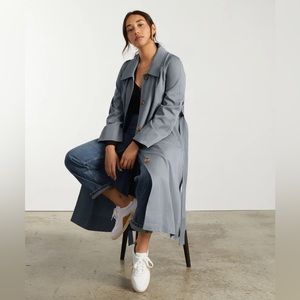 Everlane The Gathered Drape Trench